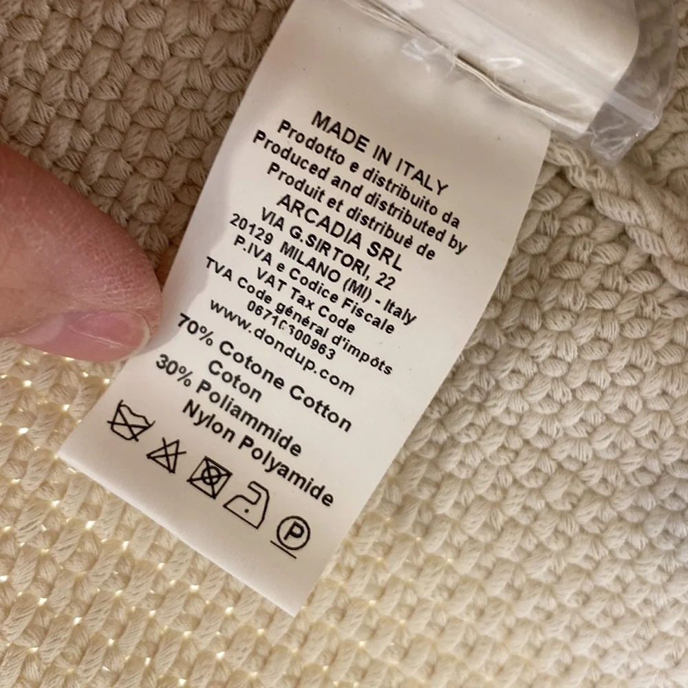 Men’s Cream Color Cardigan / Jacket - Picture 9 of 9